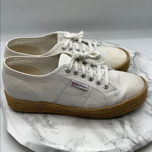 SUPERGA 2730-COTROPEW Sneaker White-EUR 41/US 9.5 - Picture 2 of 11